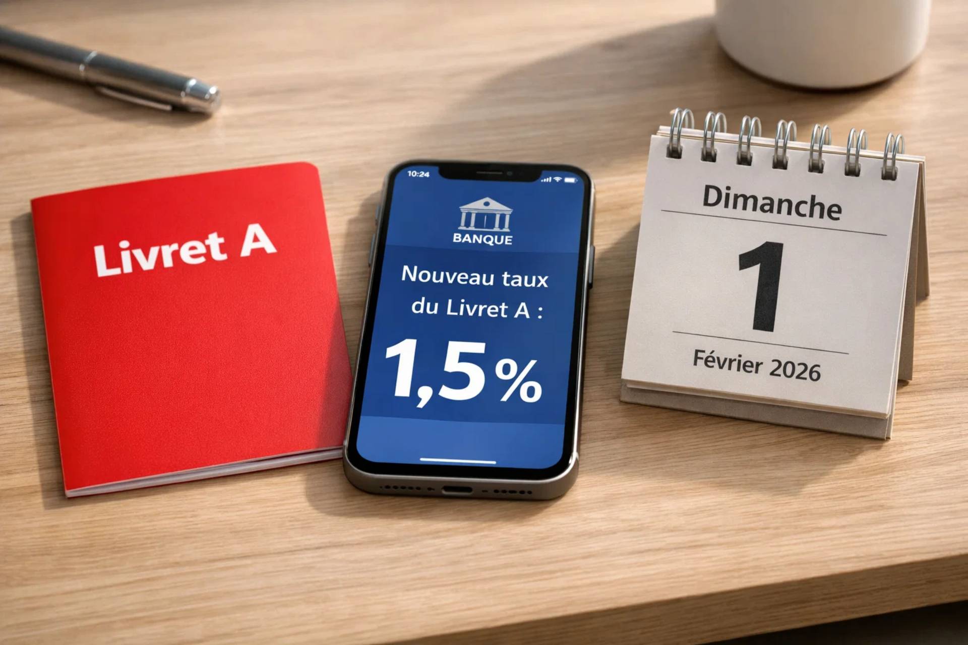 Nouveaux taux pour le livret A et LEP